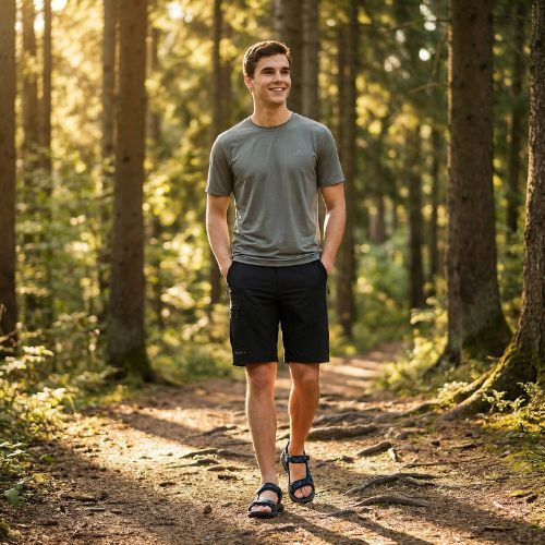 Men's sandals KADVA Cruzo granatowy