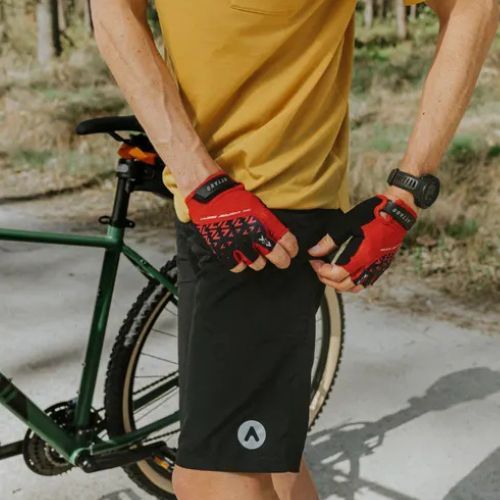 Men's ATTABO Ryst 2in1 cycling shorts black