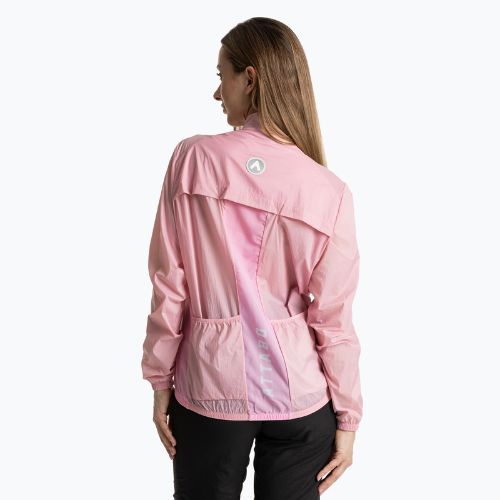 Women's cycling jacket ATTABO Cahayo Jacket Windproof pink