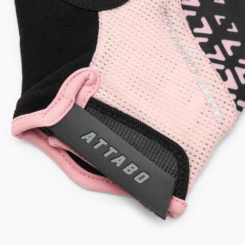 Women's cycling gloves ATTABO Vito WMNS gel shock proof pink/black