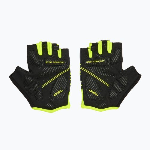 ATTABO Vito gel shock proof lime/black cycling gloves