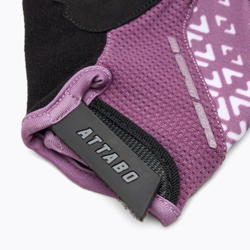 Children's cycling gloves ATTABO Vito JRG gel shock proof pink/black