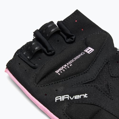 Women's cycling gloves ATTABO Kinu Pro WMNS shock absorbing system pink/black