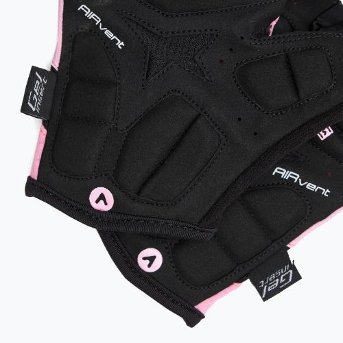 Women's cycling gloves ATTABO Kinu Pro WMNS shock absorbing system pink/black
