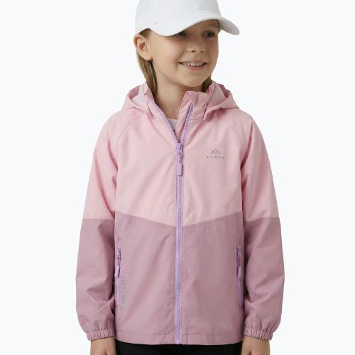 Children's rain jacket KADVA Fory Jrg pink
