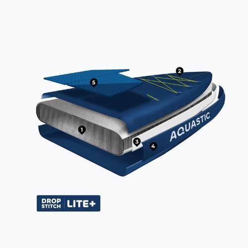 SUP board AQUASTIC Touring 12'6" dark blue