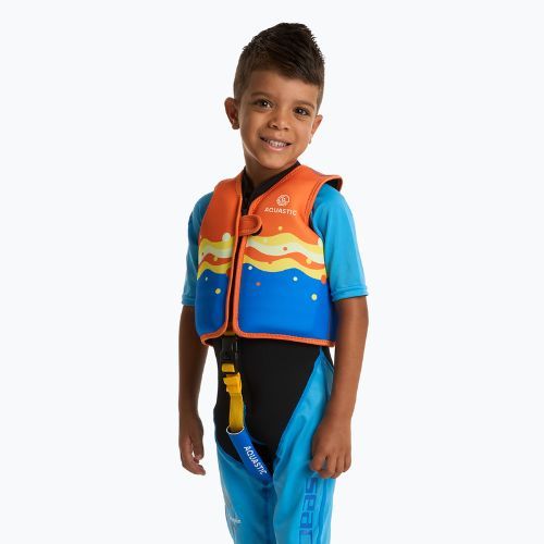 AQUASTIC Junior orange/blue belay waistcoat