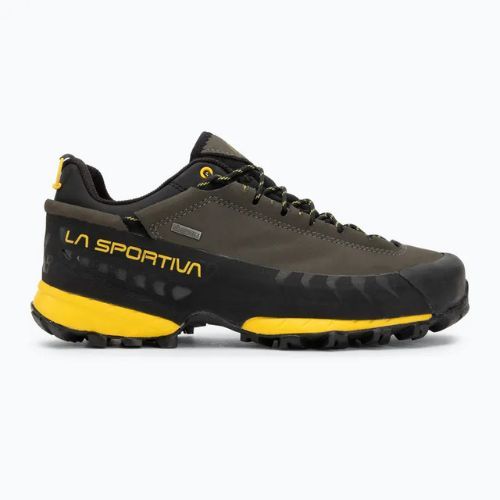 Men's La Sportiva TX5 Low GTX carbon/ yellow approach shoe