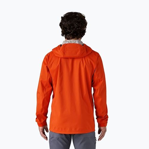 Patagonia M10 Storm men's rain jacket pollinator orange