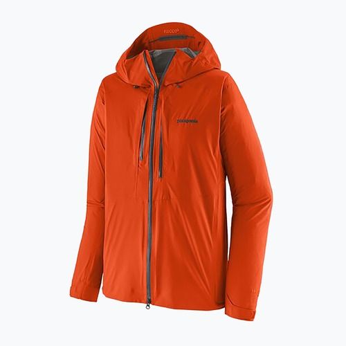 Patagonia M10 Storm men's rain jacket pollinator orange