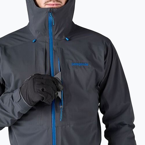 Men's Patagonia M10 Storm smolder blue rain jacket