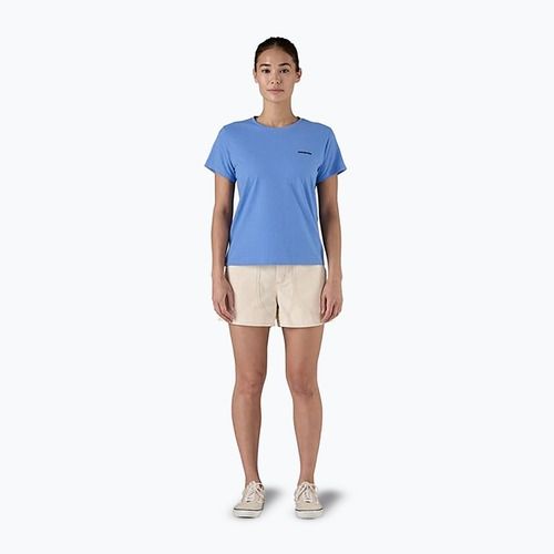Women's Patagonia P-6 Logo Responsibili-Tee abundant blue