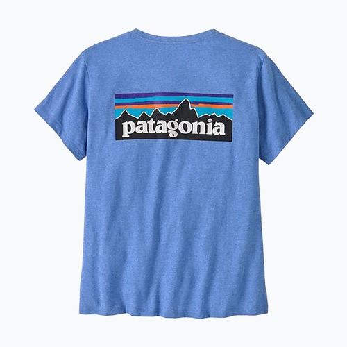 Women's Patagonia P-6 Logo Responsibili-Tee abundant blue