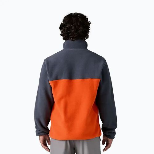 Patagonia men's trekking sweatshirt LW Synch Snap-T P/O pollinator orange
