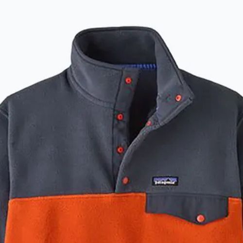 Patagonia men's trekking sweatshirt LW Synch Snap-T P/O pollinator orange