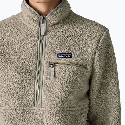 Women's Patagonia Retro Pile fleece sweatshirt Marsupial river rock green