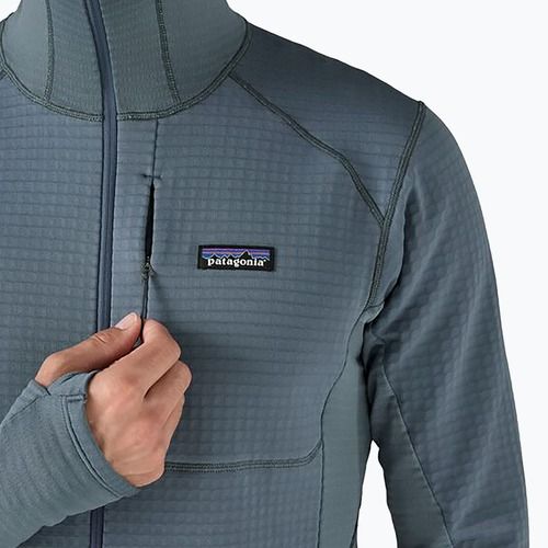 Men's Patagonia R1 Hybrid Pullover Softshell Jacket utility blue
