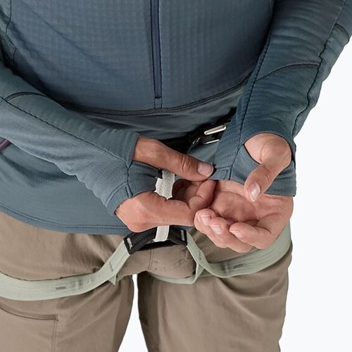 Men's Patagonia R1 Hybrid Pullover Softshell Jacket utility blue