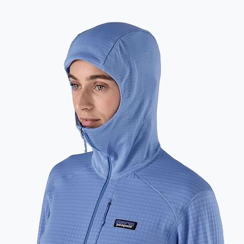 Women's softshell jacket Patagonia R1 Hybrid Pullover Hoody abundant blue