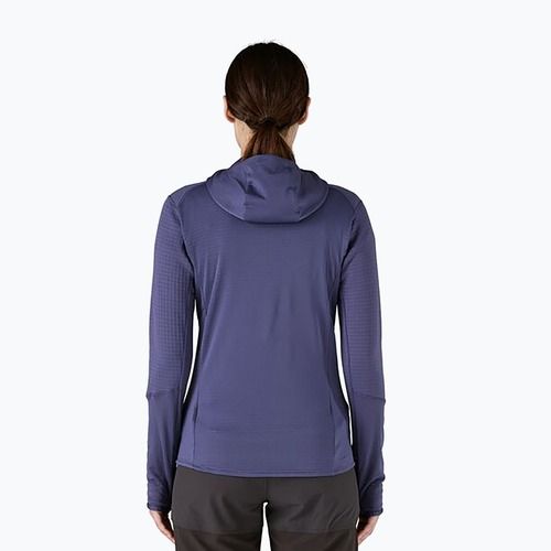 Women's softshell jacket Patagonia R1 Hybrid Pullover Hoody solstice purple