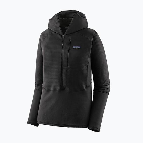 Women's softshell jacket Patagonia R1 Hybrid Pullover Hoody black