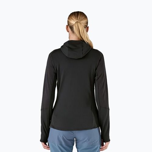 Women's softshell jacket Patagonia R1 Hybrid Pullover Hoody black