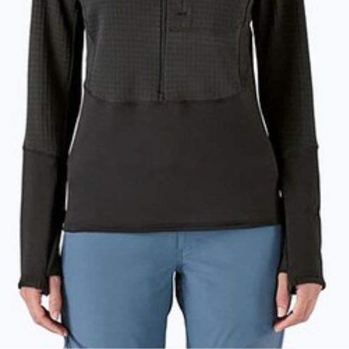 Women's softshell jacket Patagonia R1 Hybrid Pullover Hoody black