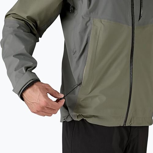 Men's Patagonia Granite Crest Rain jacket river rock green