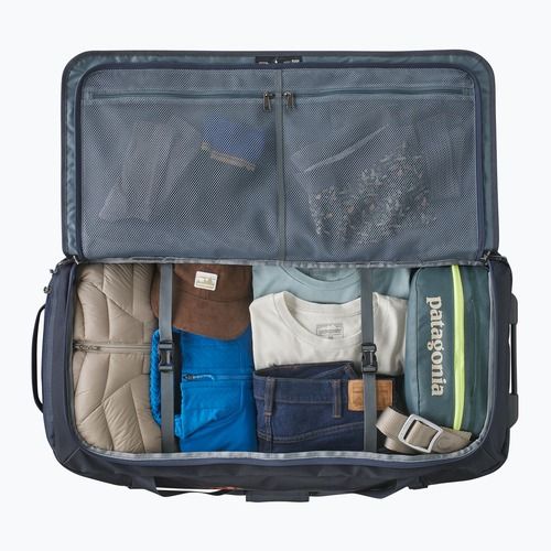 Patagonia Black Hole Wheeled Duffel 100 l smolder blue travel bag