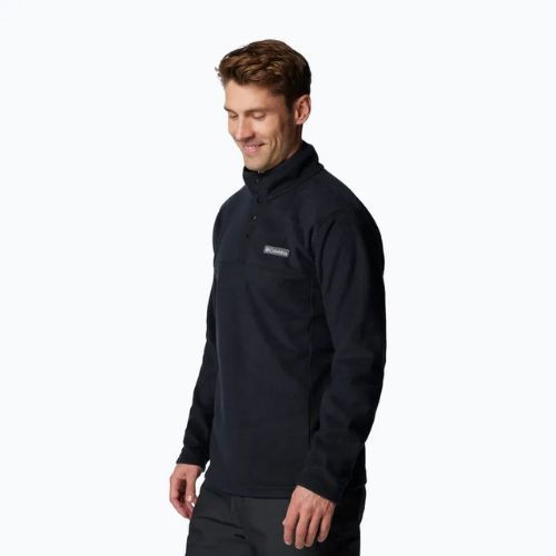 Men's sweatshirt Columbia Steens Mountain Half Snap black