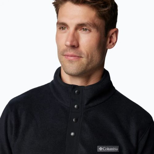Men's sweatshirt Columbia Steens Mountain Half Snap black