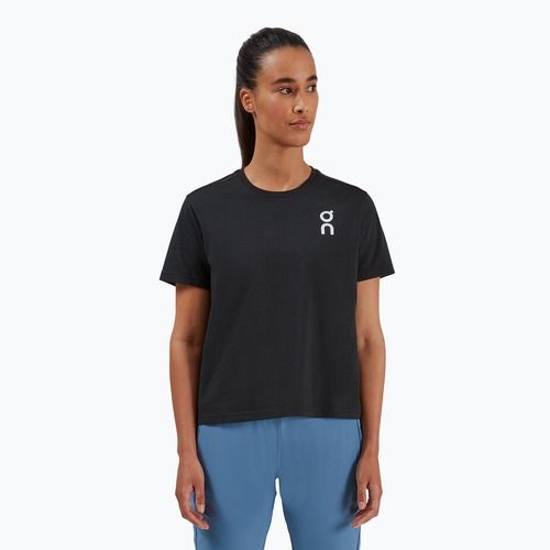 Women's running T-shirt On Graphic-T black