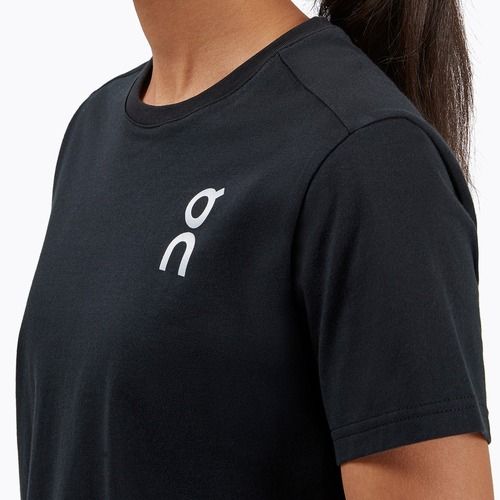 Women's running T-shirt On Graphic-T black