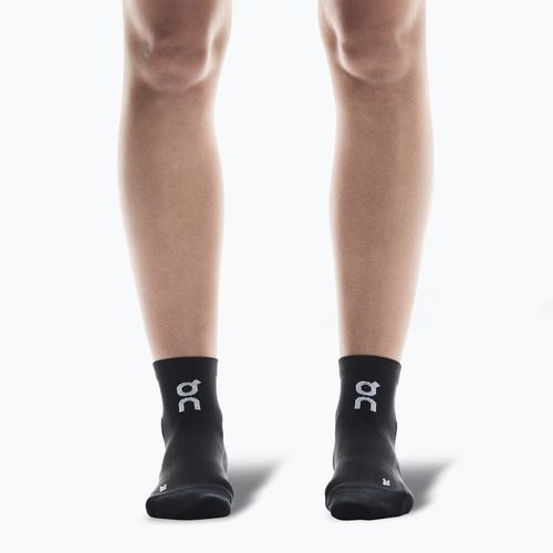 Socks On Core Run Mid 2 pairs black
