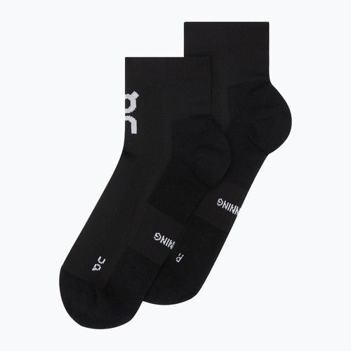 Socks On Core Run Mid 2 pairs black