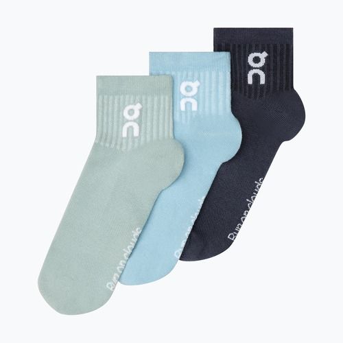 Socks On Logo Sock Mid 3 pairs wash/navy