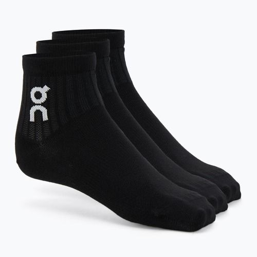 Socks On Logo Sock Mid 3 pairs black