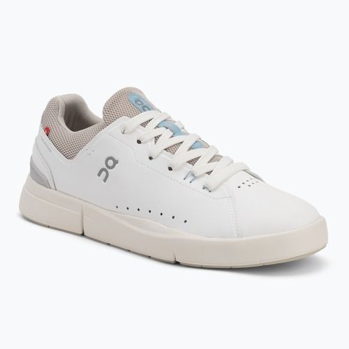 Men's On The Roger Advantage white/sand shoes