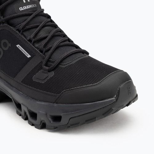 Men's shoes On Cloudrock Mid Waterproof black/black