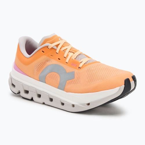 Women's On Cloudflow 5 tangerine/silver running shoes