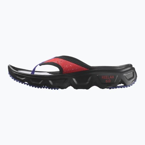 Salomon Reelax Break 6.0 women's flip flops cosmic sky/black/flame scarlet