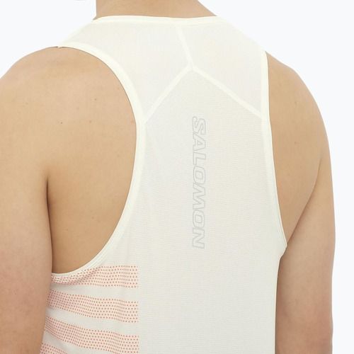 Men's running tank top Salomon Sense Aero Singlet GFX icicle