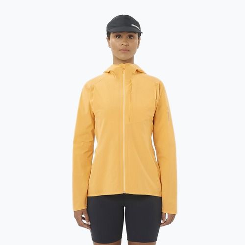 Women's running jacket Salomon Bonatti Trail warm apricot