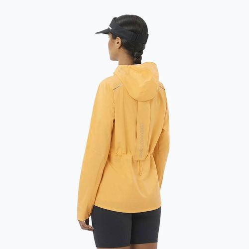 Women's running jacket Salomon Bonatti Trail warm apricot