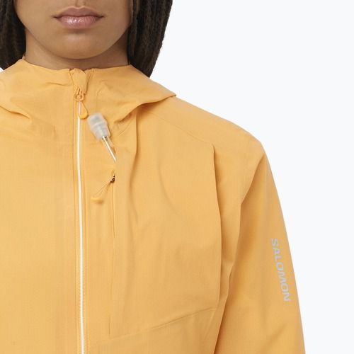 Women's running jacket Salomon Bonatti Trail warm apricot