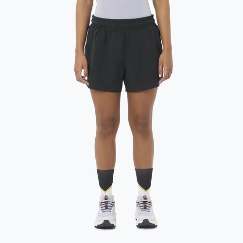 Women's running shorts Salomon SHAKEout Easy 4" deep black