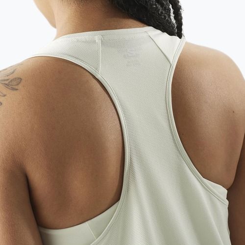 Women's running tank top Salomon SHAKEout Core Tank icicle
