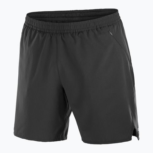 Men's Salomon Shakeout Core 2IN1 7" deep black running shorts