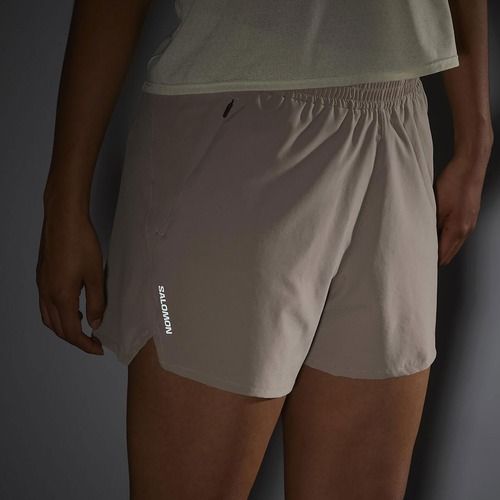 Salomon SHAKEout Core 4" women's running shorts etherea