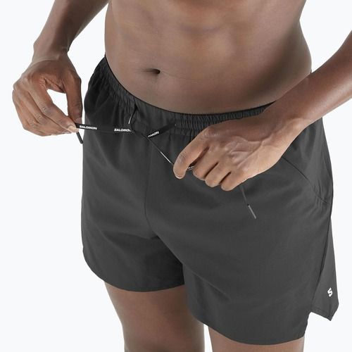 Men's running shorts Salomon SHAKEout Core 5" deep black